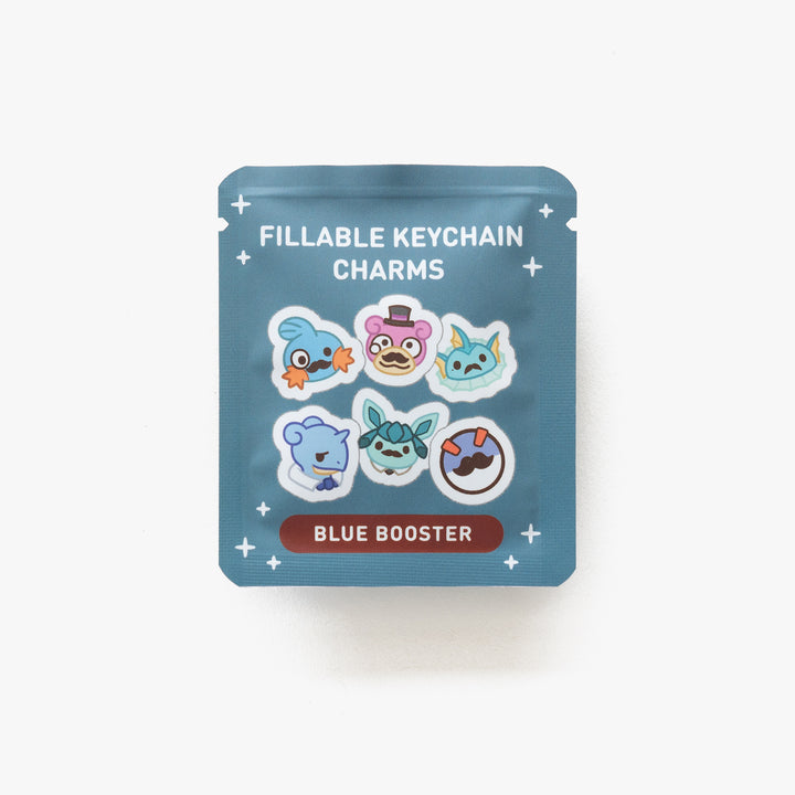 Gentlemon Fillable Keychain Charms Blind Booster Packs