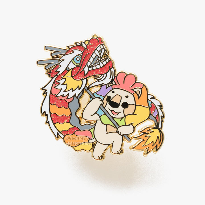 Dragon Adam Hard Enamel Pin (Limited Edition)