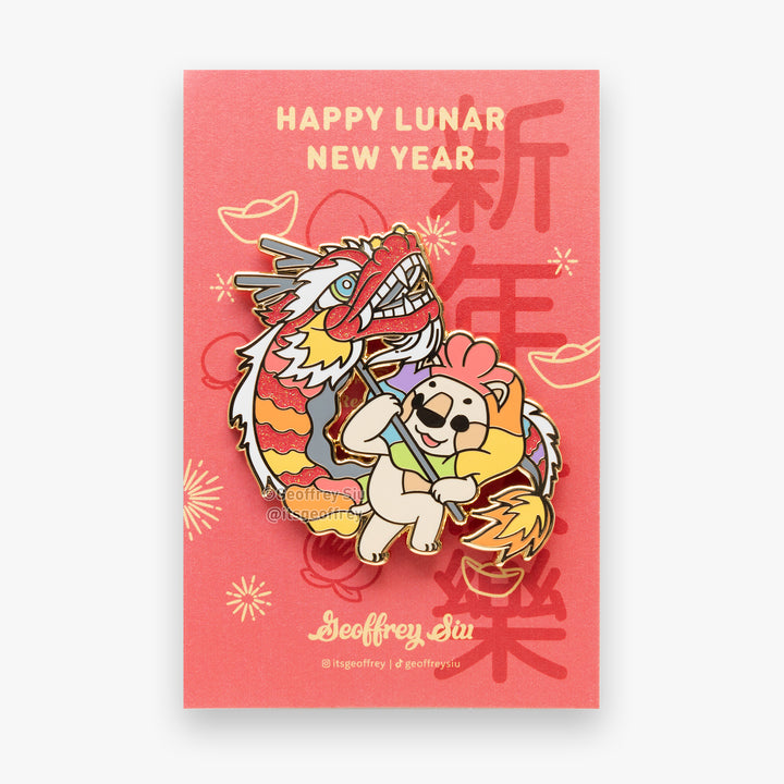 Dragon Adam Hard Enamel Pin (Limited Edition)