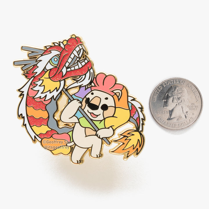 Dragon Adam Hard Enamel Pin (Limited Edition)