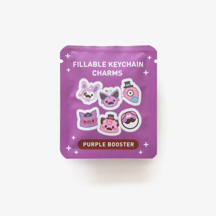 Gentlemon Fillable Keychain Charms Blind Booster Packs