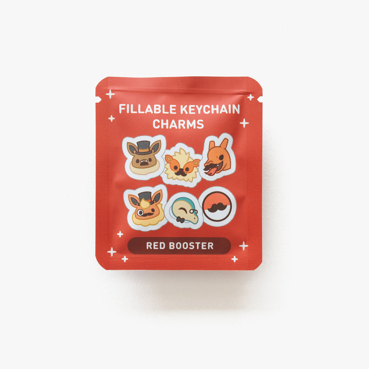 Gentlemon Fillable Keychain Charms Blind Booster Packs