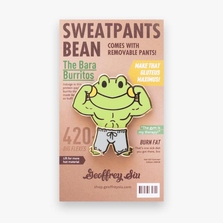 Sweatpants Mr. Bean Hard Enamel Magnetic Pin