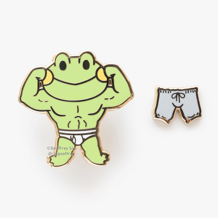 Sweatpants Mr. Bean Hard Enamel Magnetic Pin