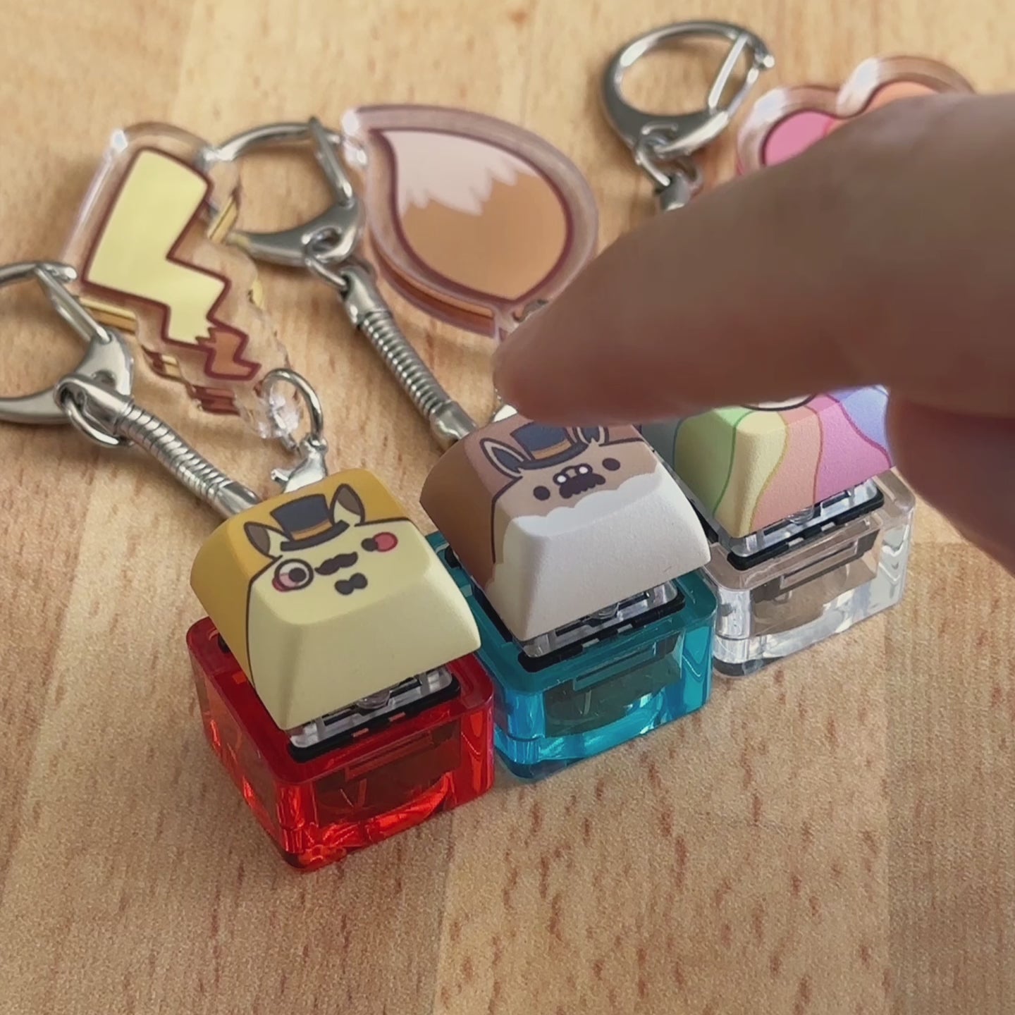 Clicky Keychains Series 1