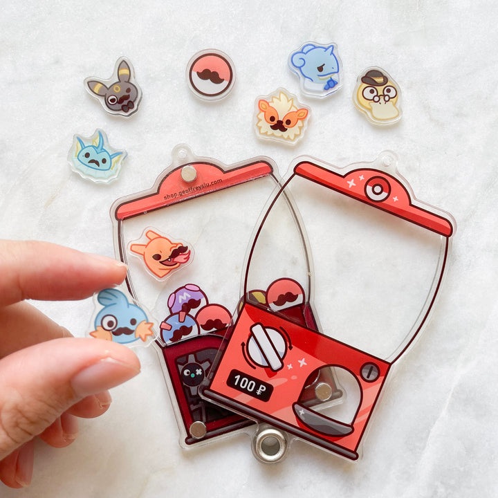 Gentlemon Fillable Keychain Charms Blind Booster Packs