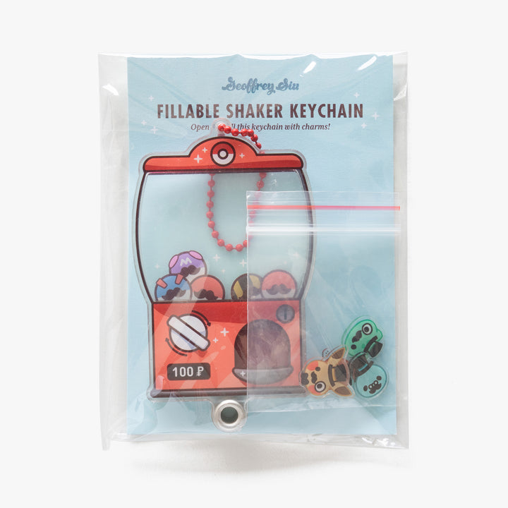 Gentlemon Gachapon Fillable Shaker Keychain (4")