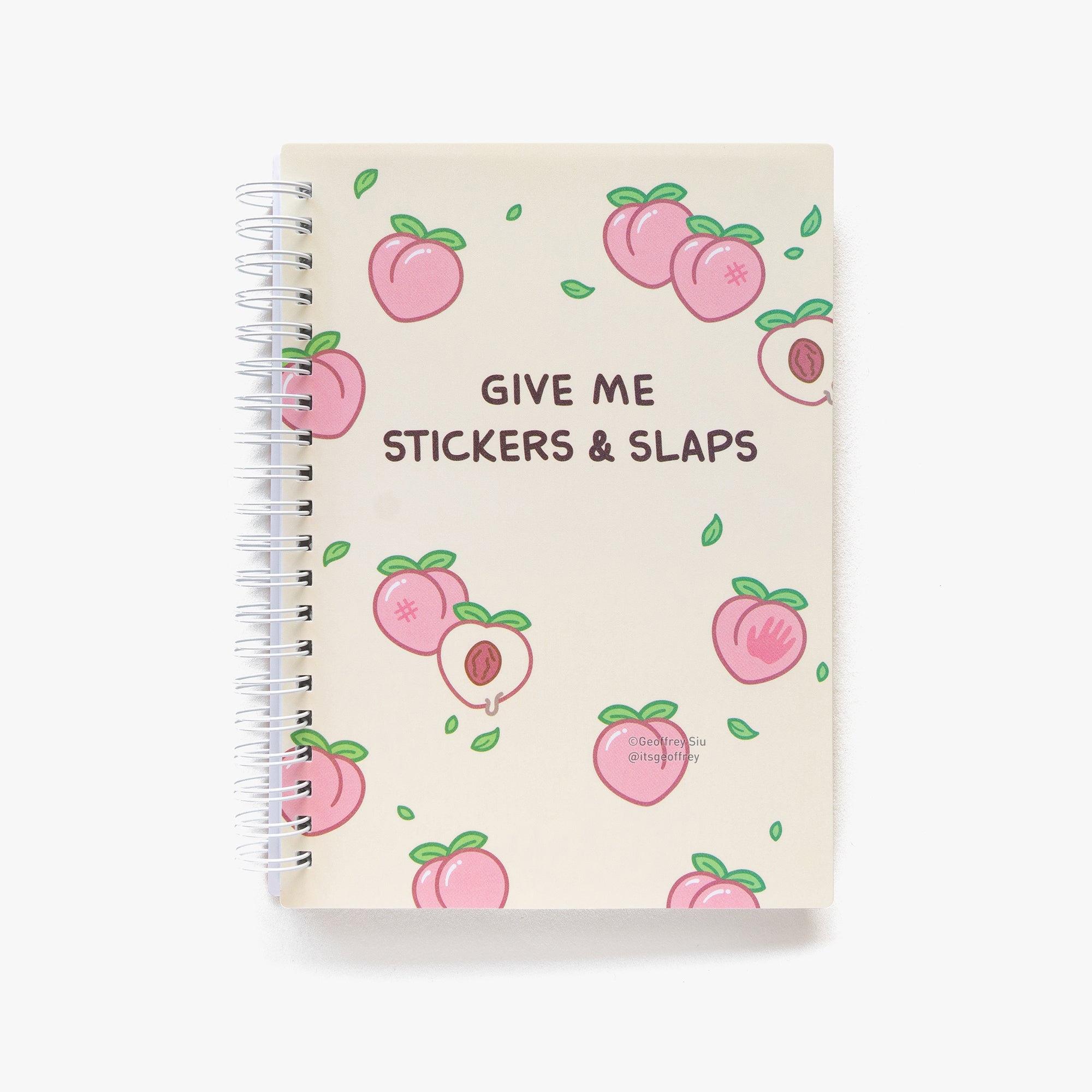 MD Slapped Peach Reusable Sticker Book – Geoffrey Siu Art