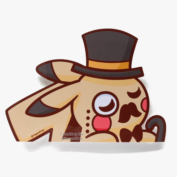 Piquitechu Vinyl Peeker Sticker (6.5")