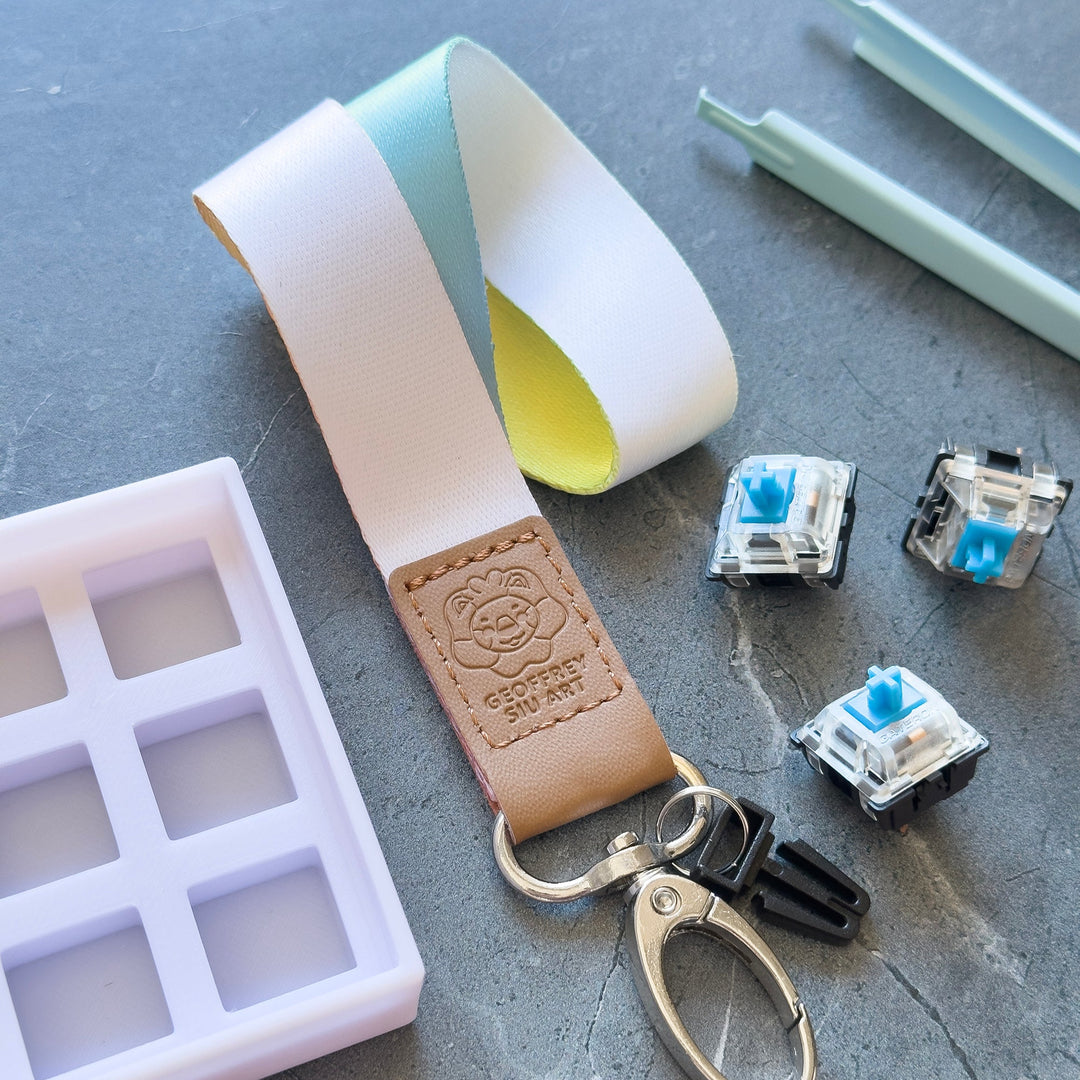 9-Key Clicky Keychain Housings (No Key Caps)