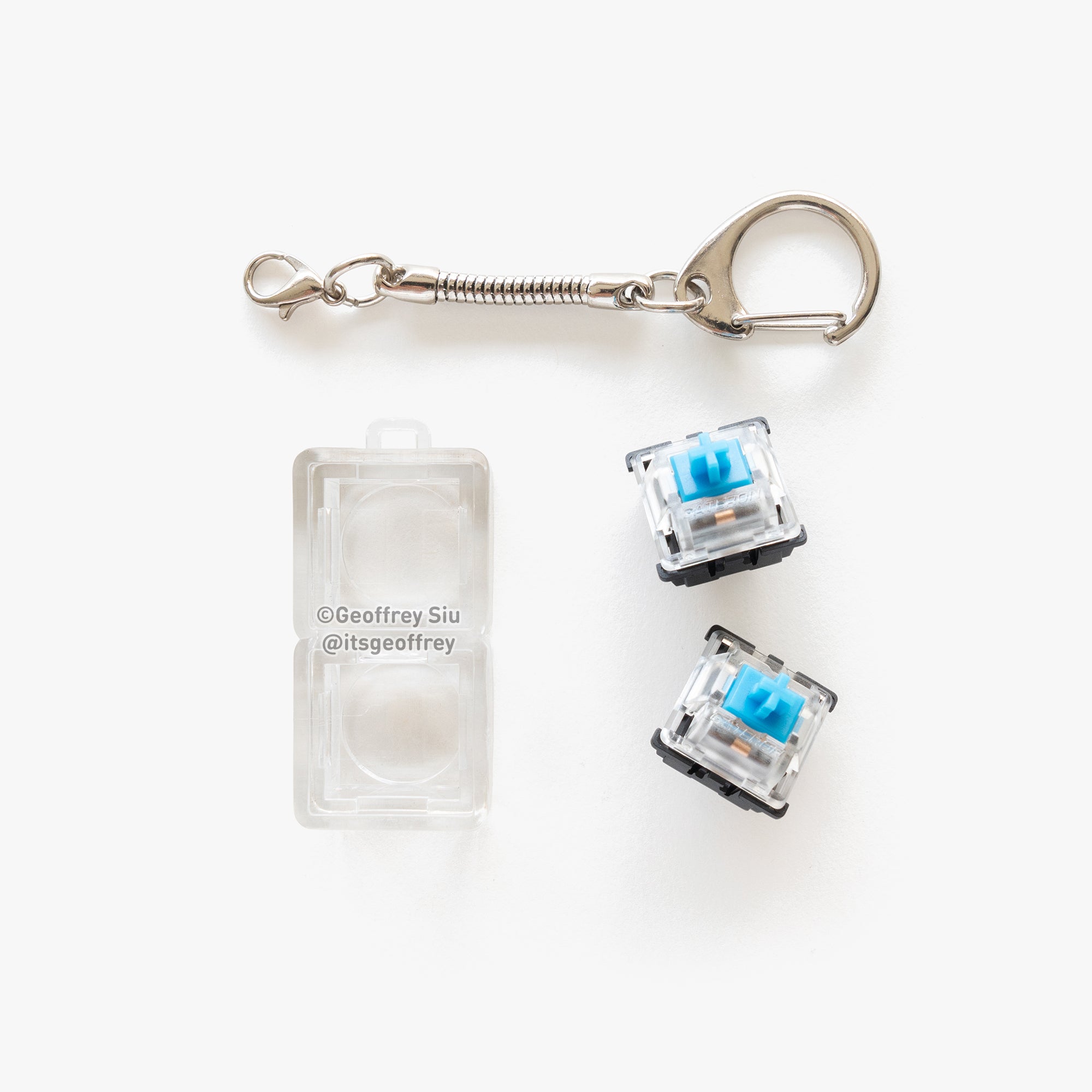 Clicky Keychain Housings + Switches (No Key Caps) – Geoffrey Siu