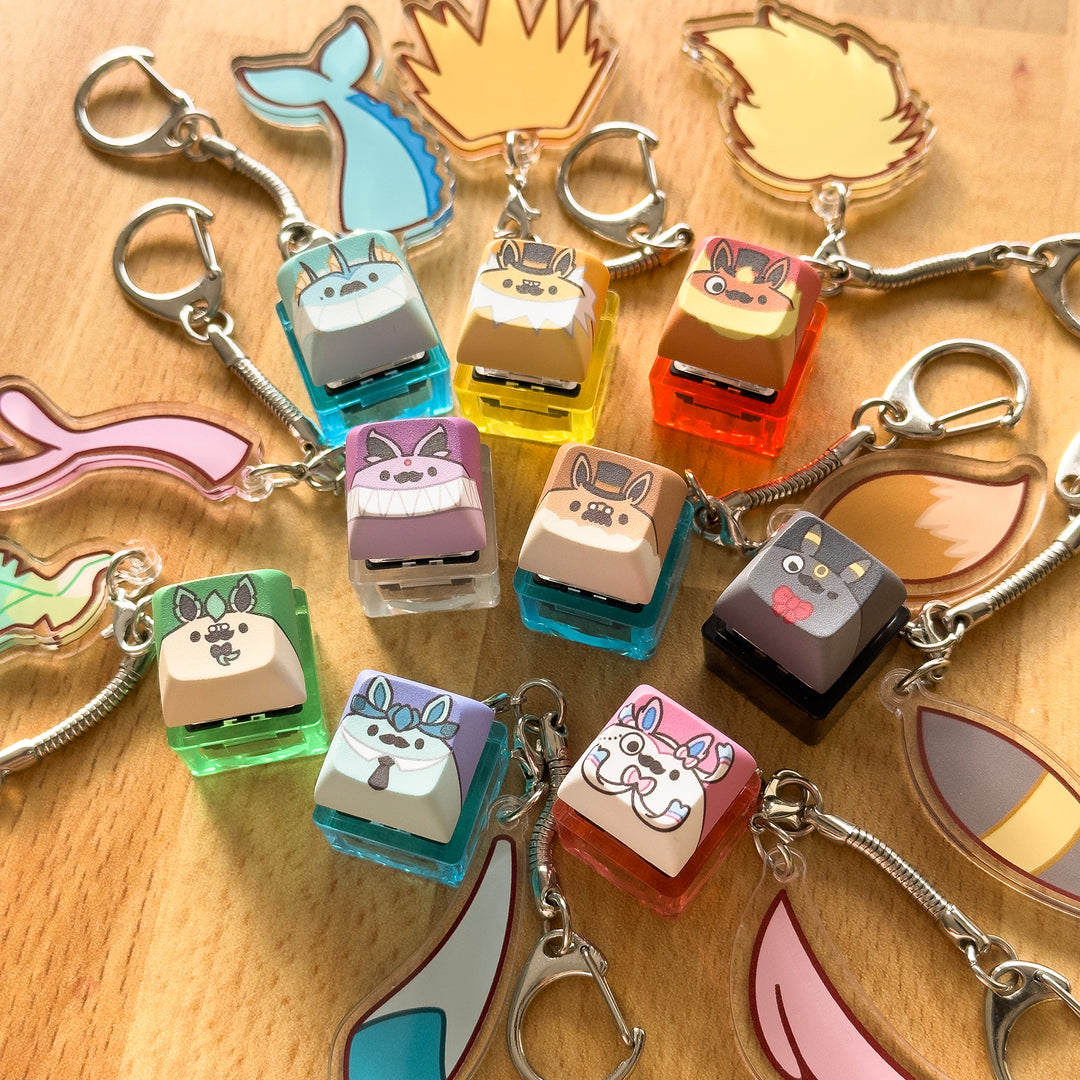 Teaveelution Clicky Keychains – Geoffrey Siu Art LLC