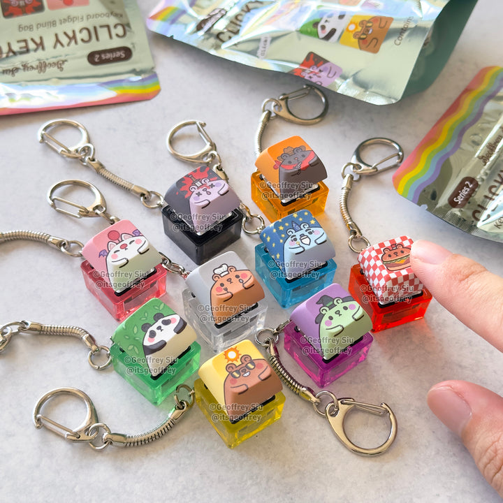 Series 2 Gummy Bear Clicky Keychain Blind Bag