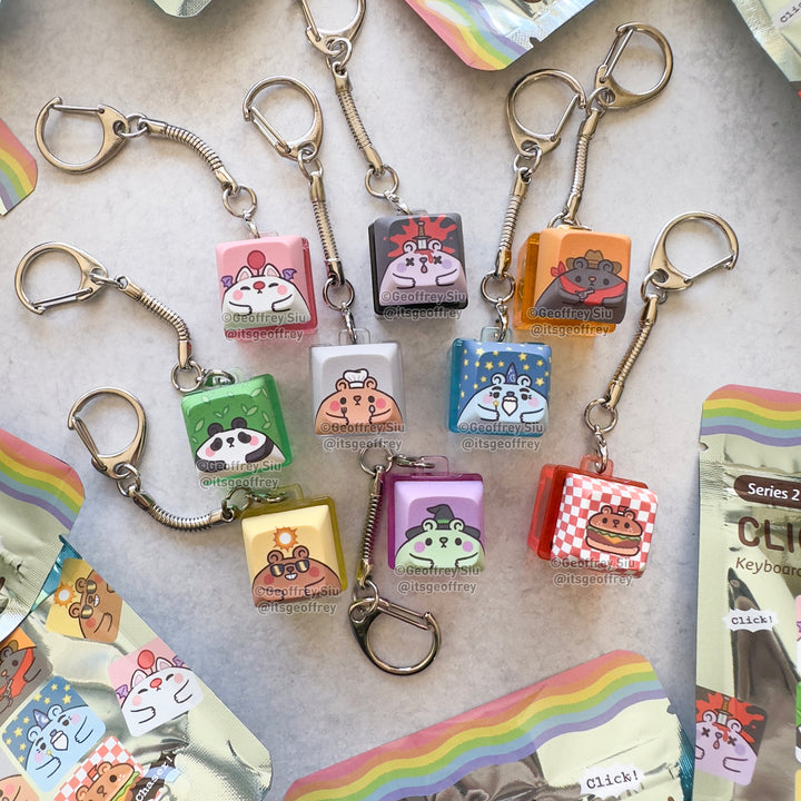 Series 2 Gummy Bear Clicky Keychain Blind Bag
