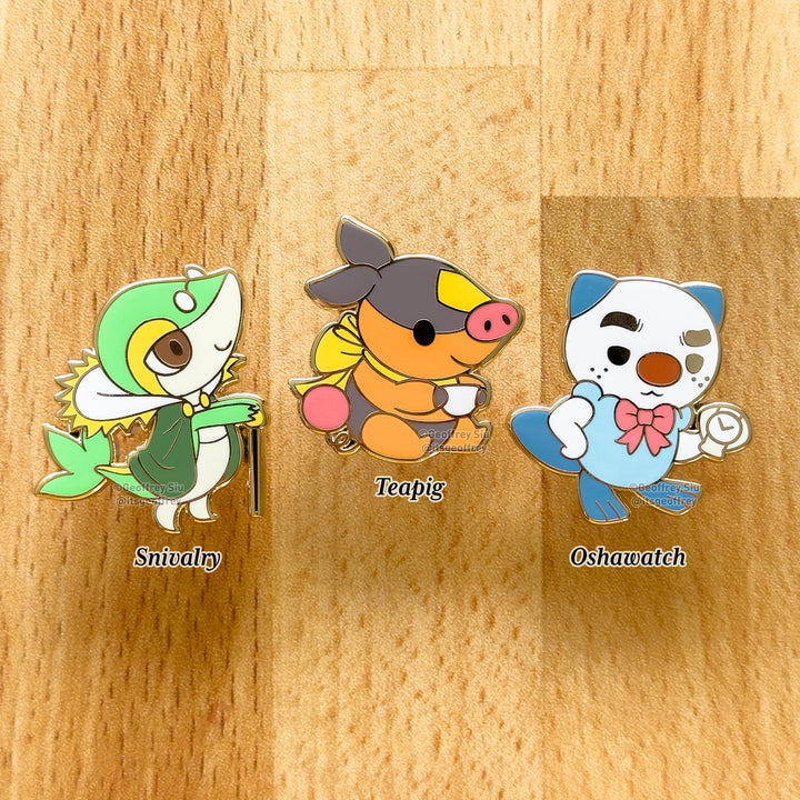 Gentlemon 5 Hard Enamel Pins