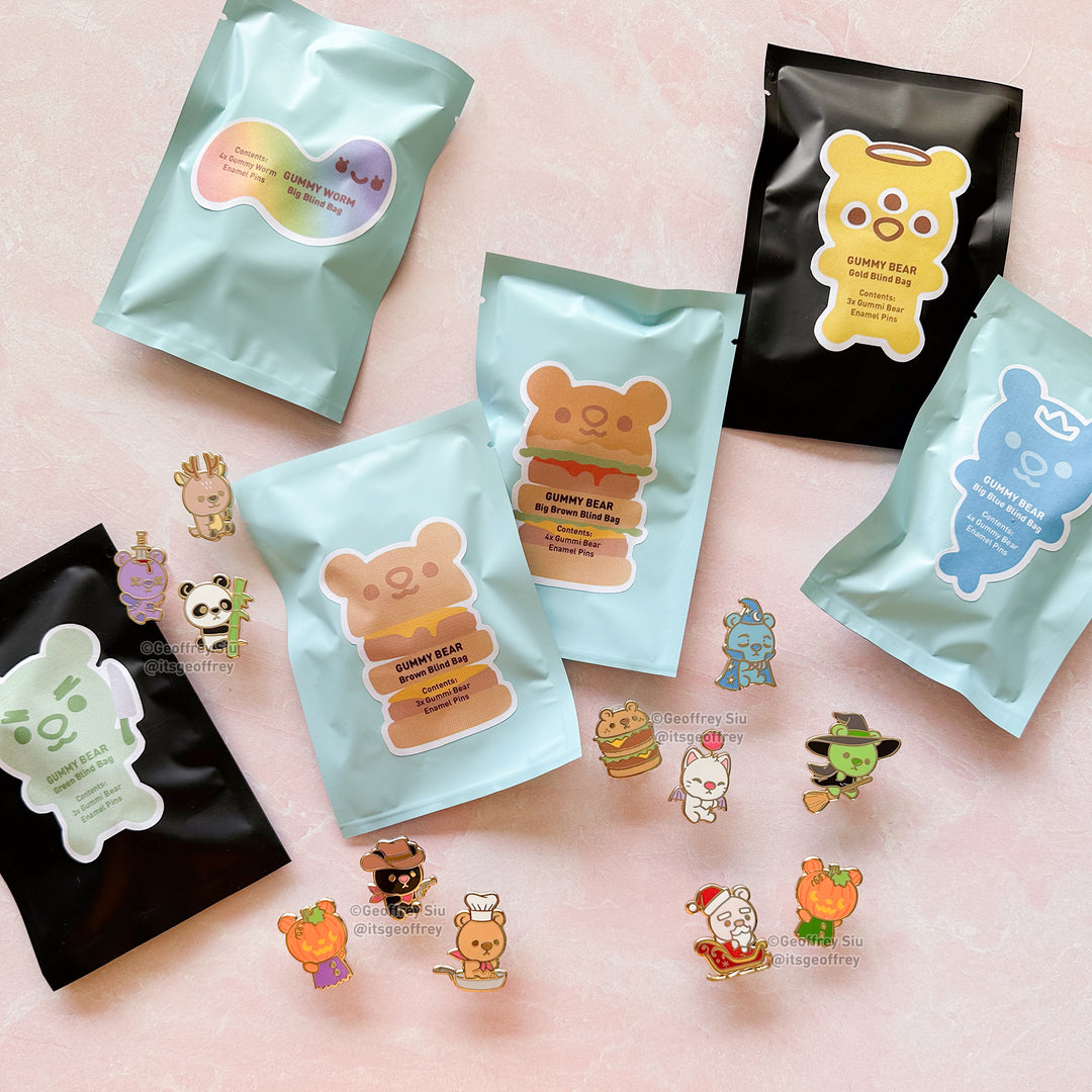 Gummy Pin Blind Bags