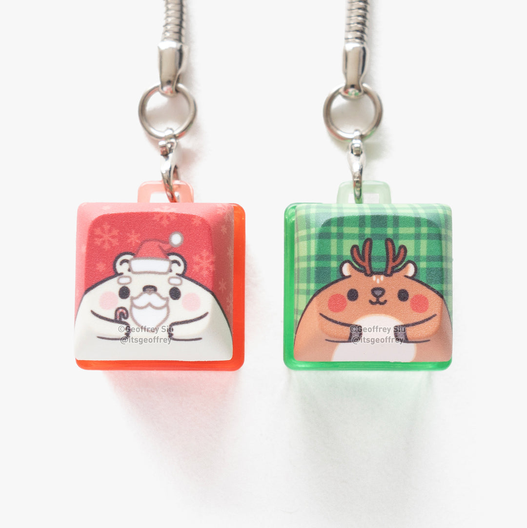 Holiday Clicky Keychains