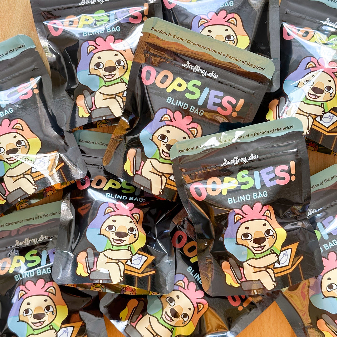 Oopsies! Bag (Original Art Enamel Pins)