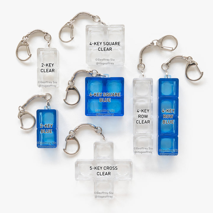 Clicky Keychain Housings + Switches (No Key Caps)