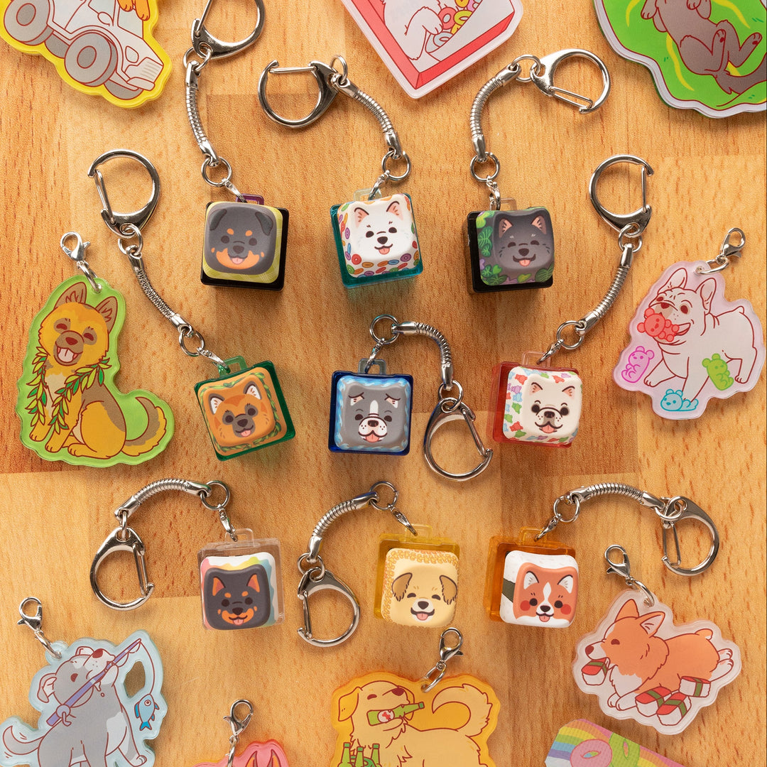 Geoffrey Siu x Dis-and-Bark Clicky Keychain Blind Bag