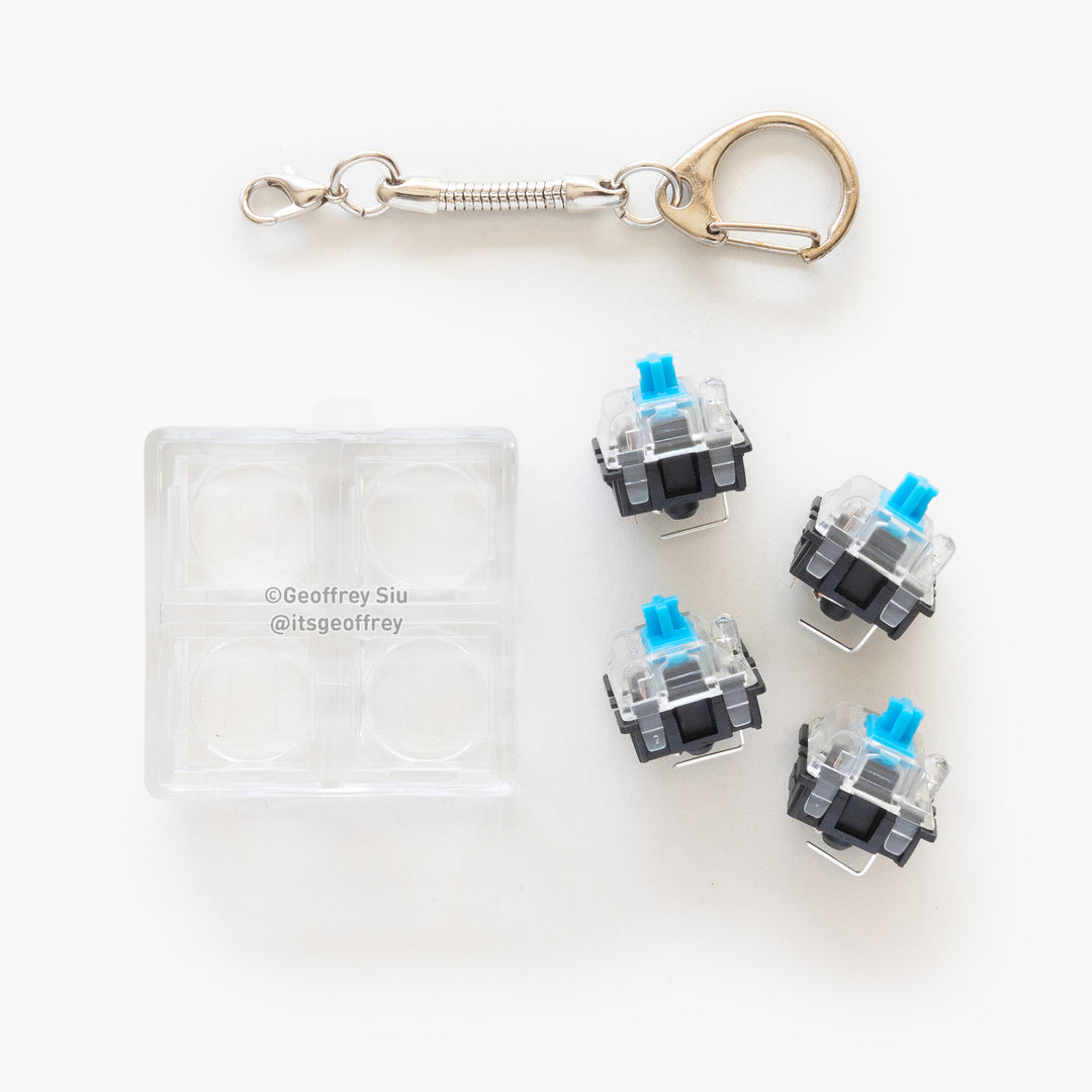 Clicky Keychain Housings + Switches (No Key Caps)