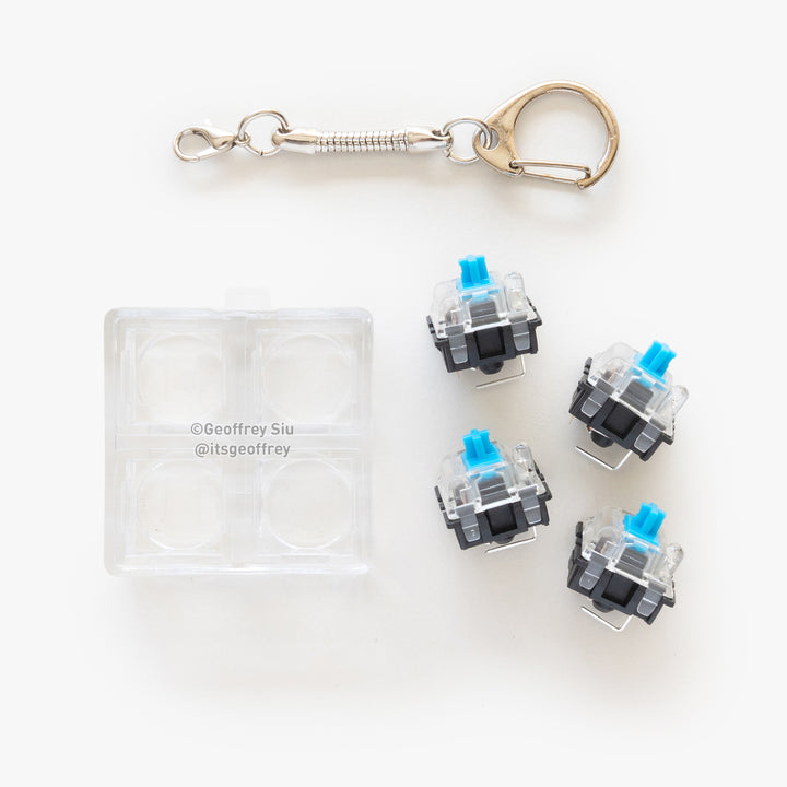 Clicky Keychain Housings + Switches (No Key Caps)