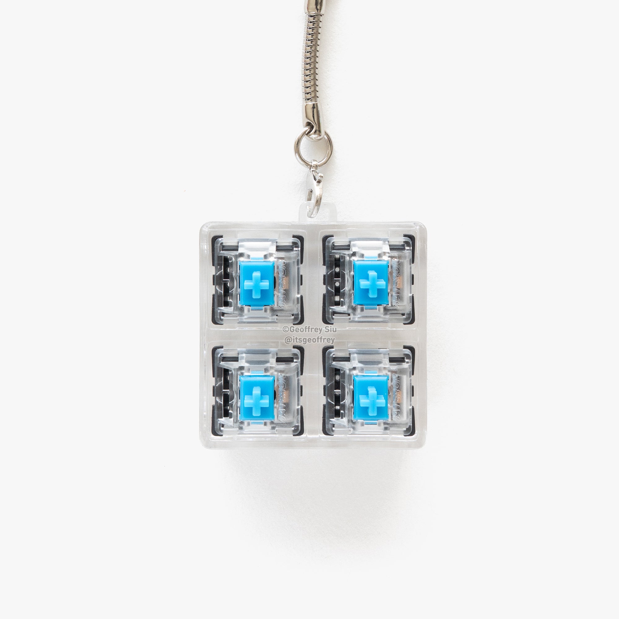 Clicky Keychain Housings + Switches (No Key Caps) – Geoffrey Siu