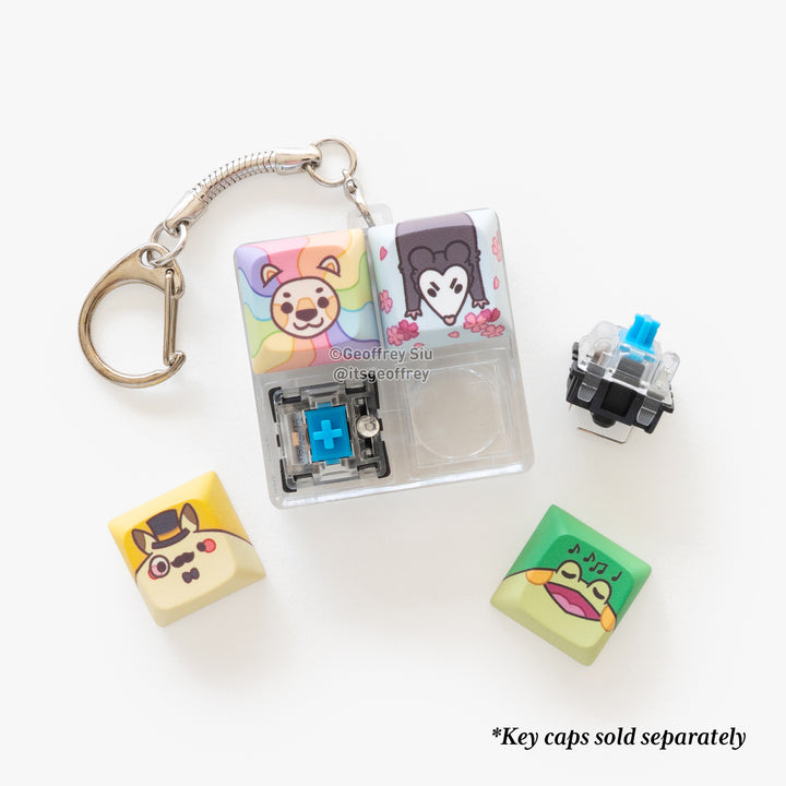 Clicky Keychain Housings + Switches (No Key Caps)