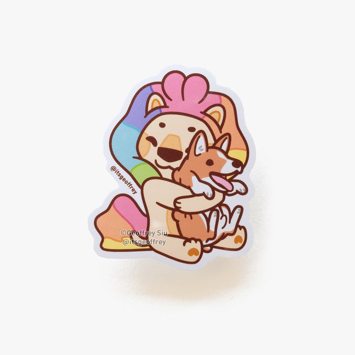 Adam & Cheddar Vinyl Sticker
