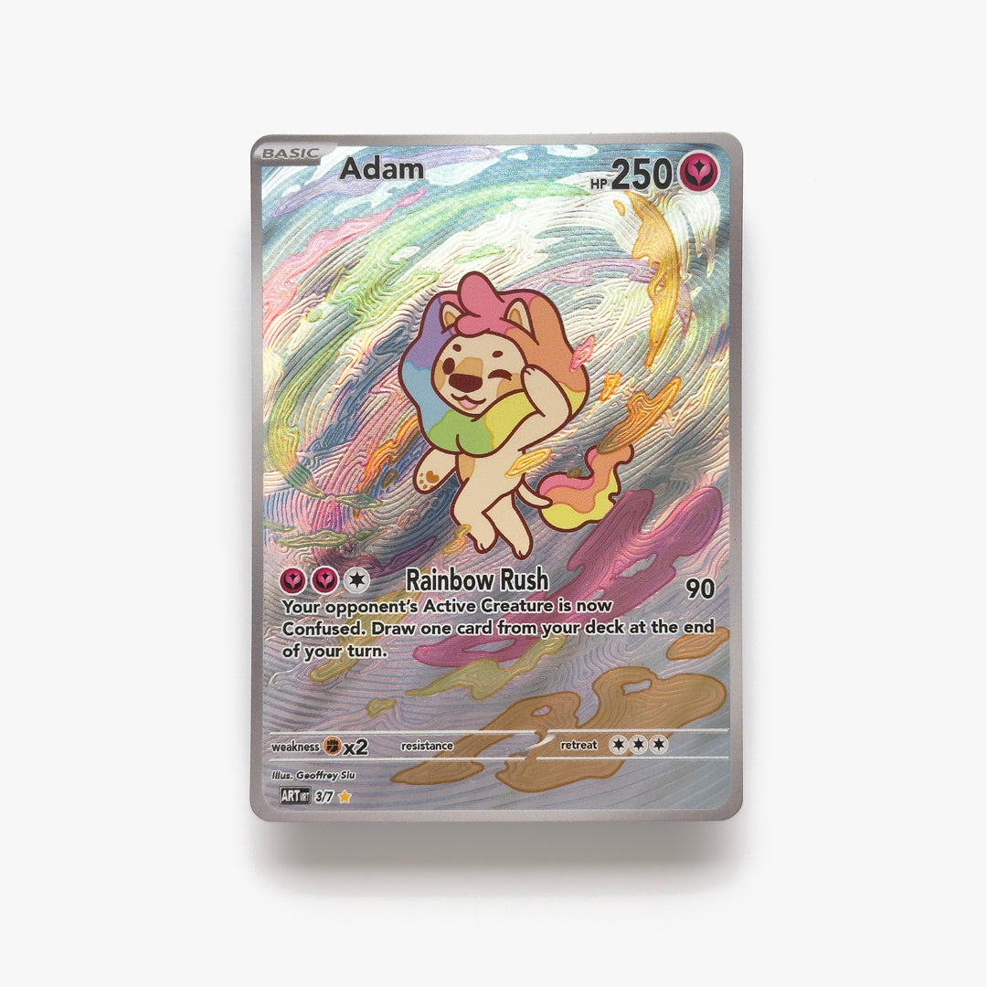 Creative Creature Art Mart Adam Trading Card
