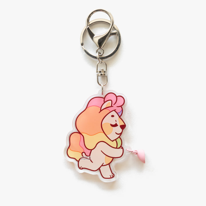 Rainbow Lions Magnetic Keychains