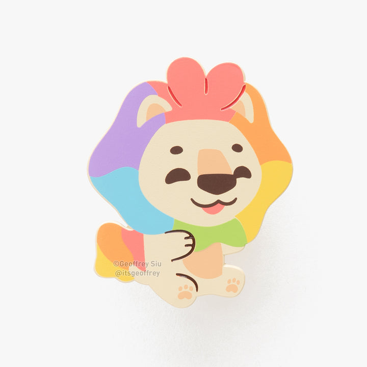 Plushie Friends Dyed Enamel Pins