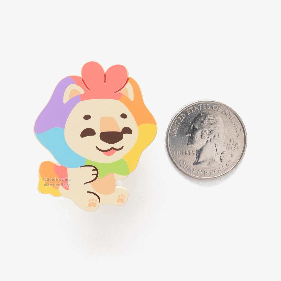 Plushie Friends Dyed Enamel Pins