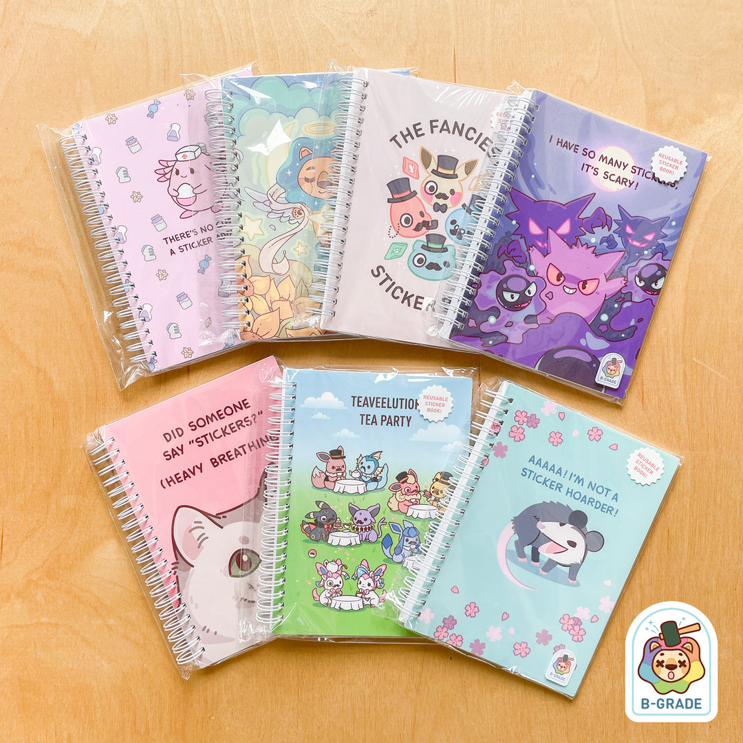 MD B-Grade Reusable Sticker Book