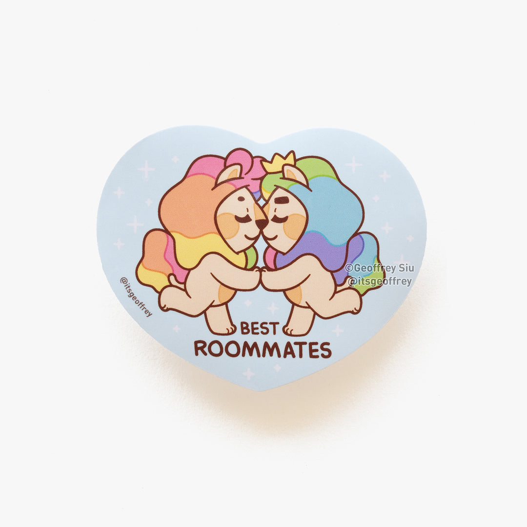 Best Roommates Vinyl Sticker