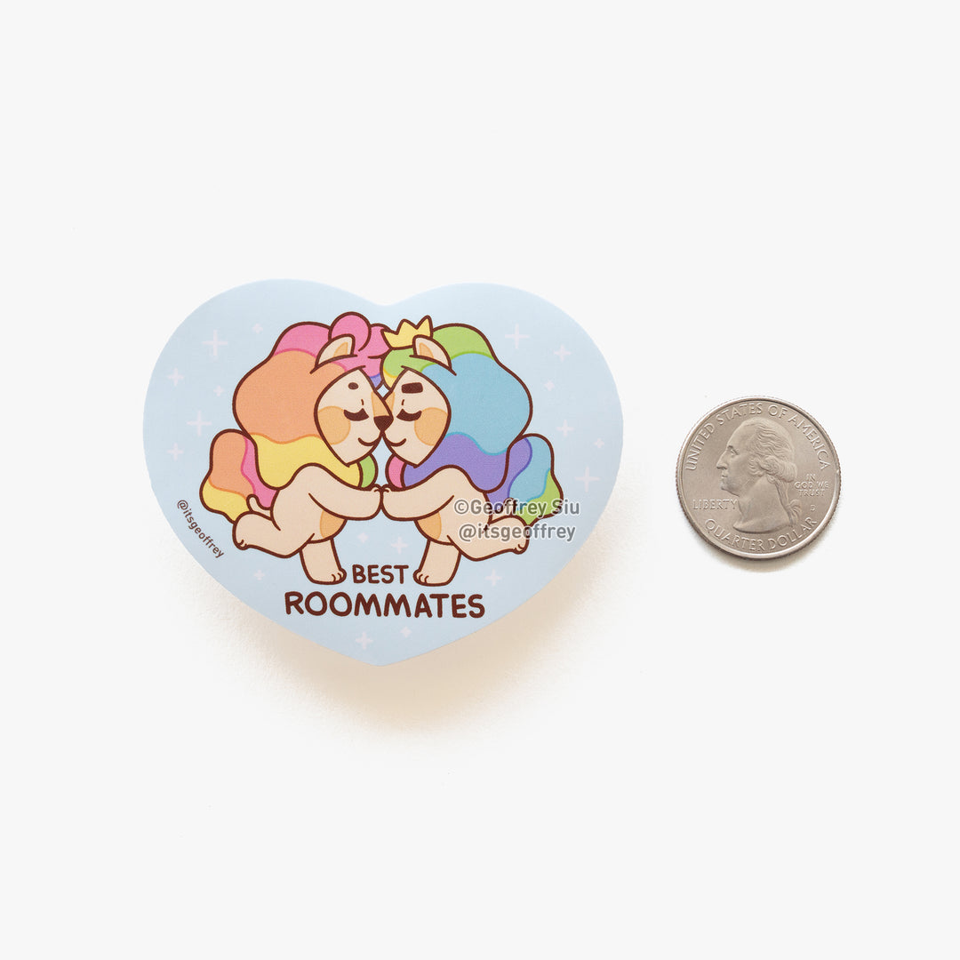 Best Roommates Vinyl Sticker