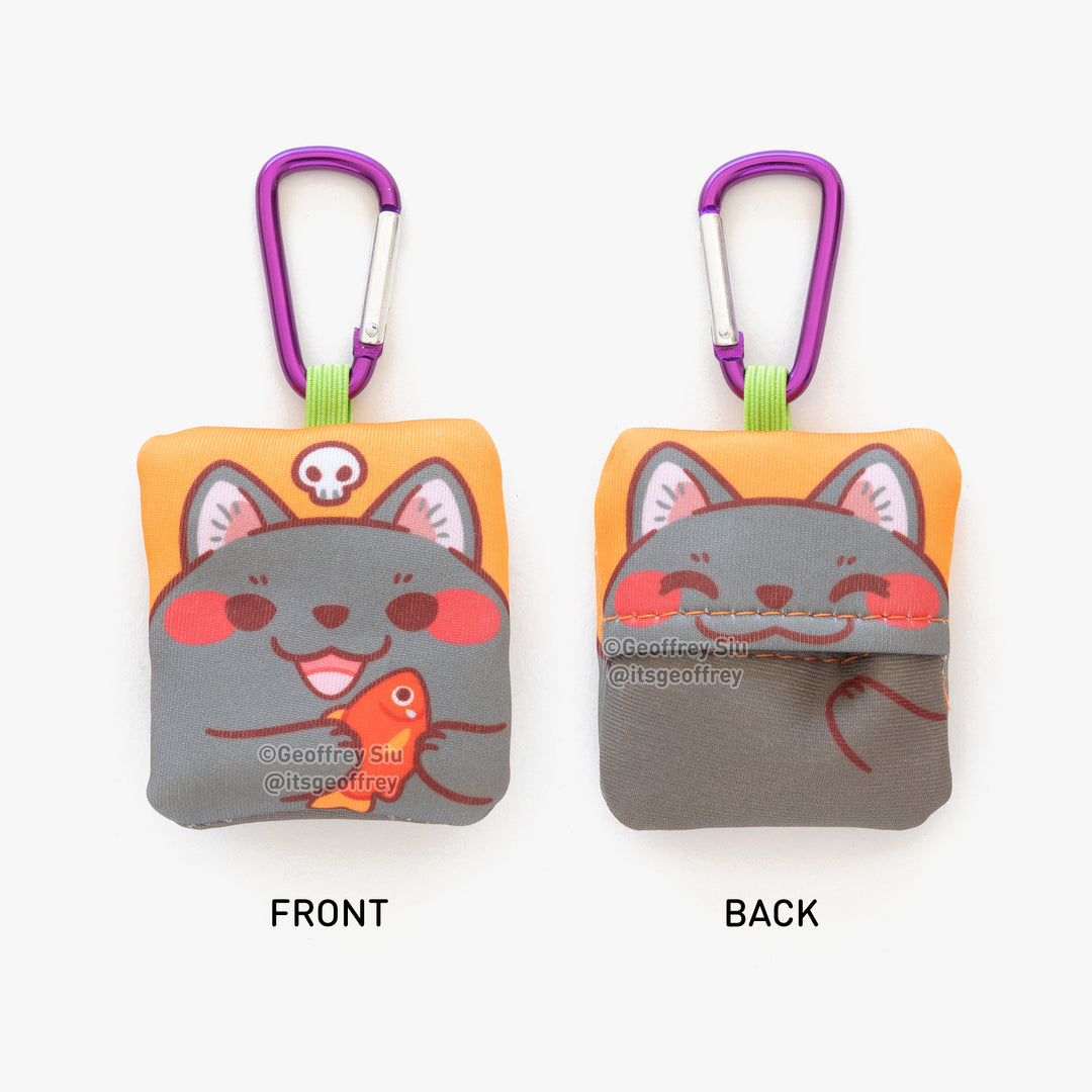 Black Cat Microfiber Cloth Keychain (Limited Edition)