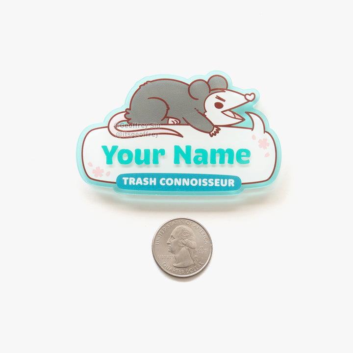 Personalized Cherry 'Possum Name Tag (Limited Edition)