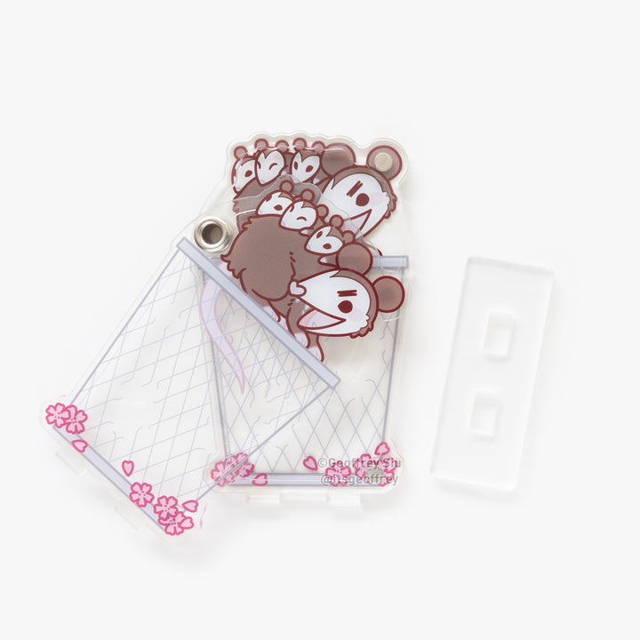 Cherry 'Possum Trash Can Acrylic Shaker Standee