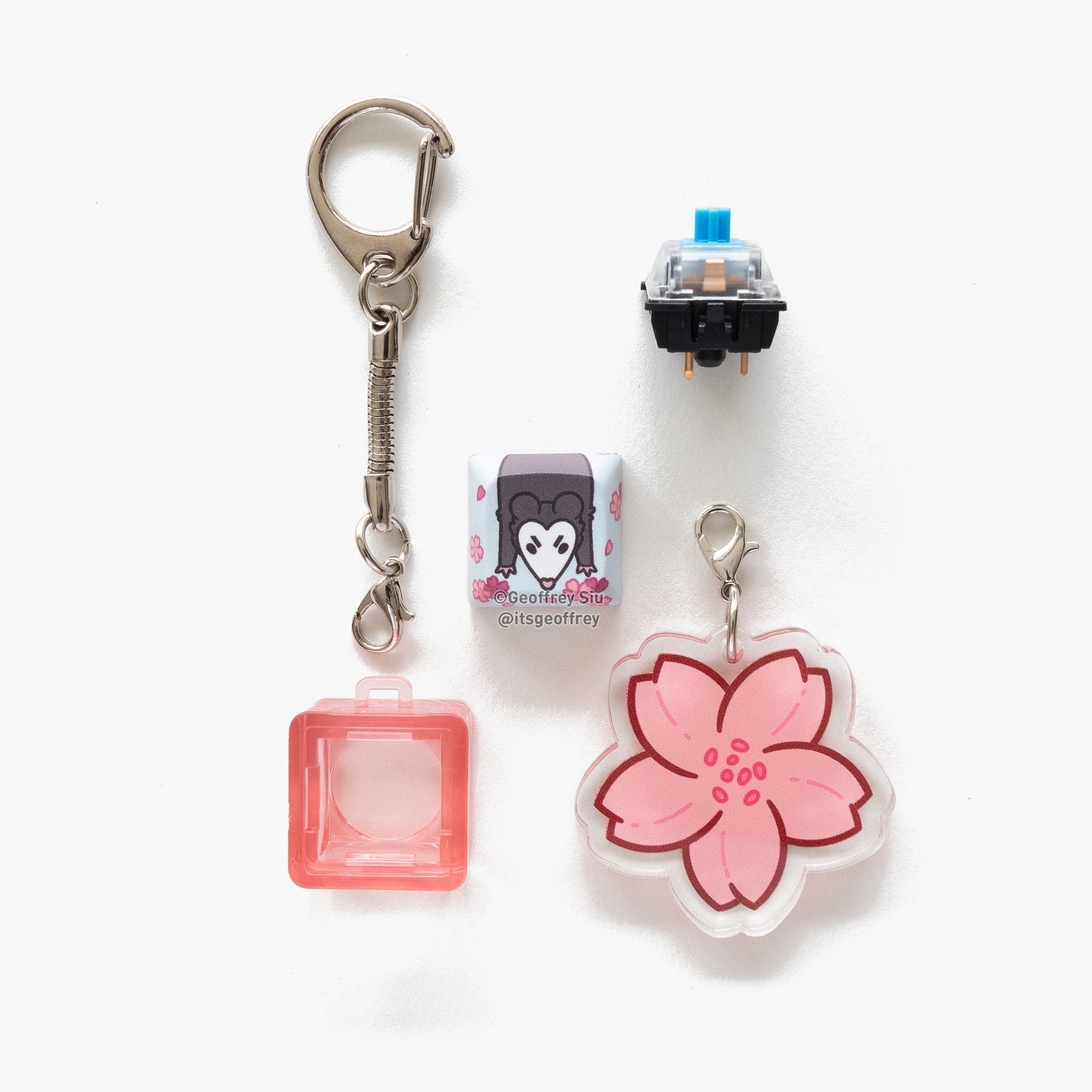 Clicky Keychains Series 2 – Geoffrey Siu Art LLC