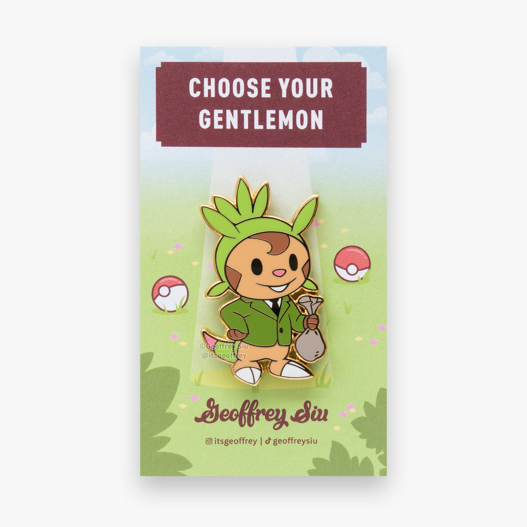 Gentlemon 6 Hard Enamel Pins