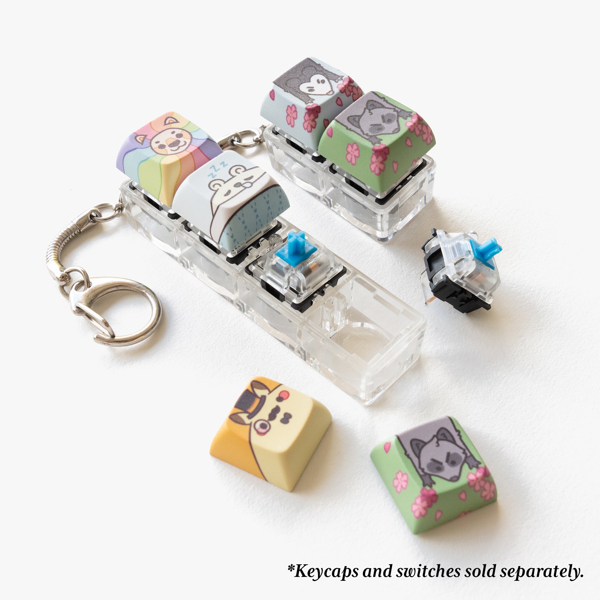 Clicky Keychain Housings (No Keycaps/ Switches)