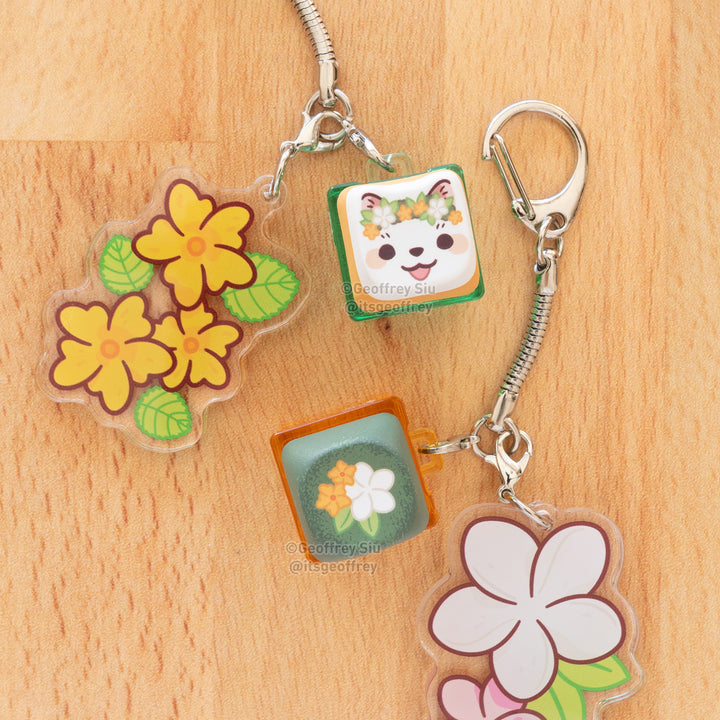 Lei Po'o Cat Clicky Keychain (Made in Hawaii Festival Exclusive)