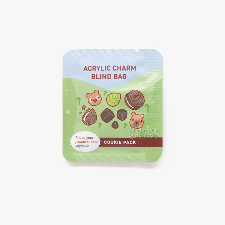 Boba Topping Fillable Keychain Charms Blind Booster Packs