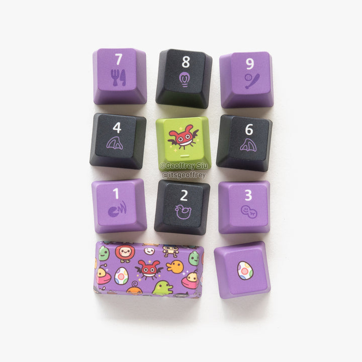 Angelgotchi/ Devilgotchi Virtual Pet Key Cap Sets (Limited Edition)