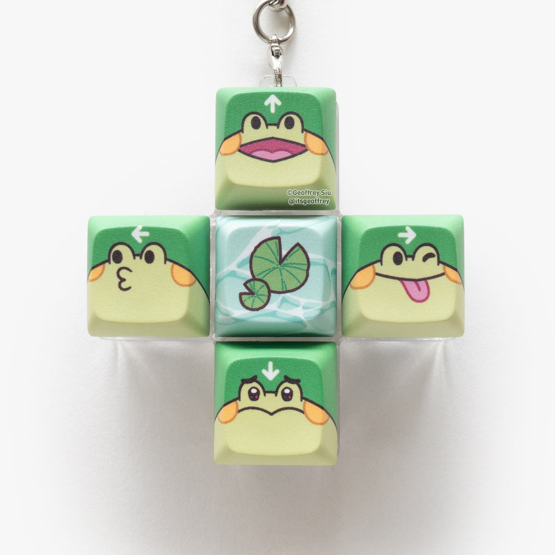 Directional Bean Multi-Key Clicky Keychain