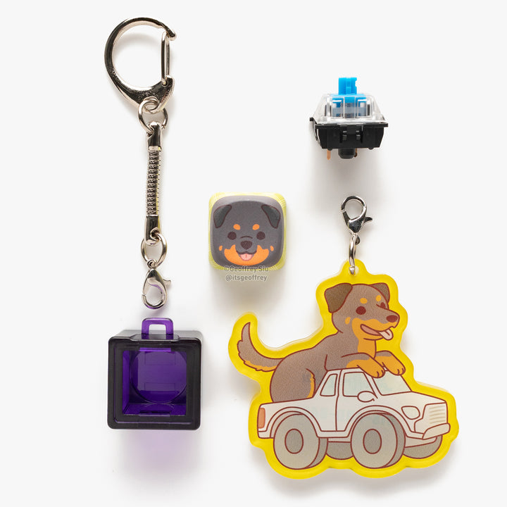 Geoffrey Siu x Dis-and-Bark Clicky Keychain Blind Bag