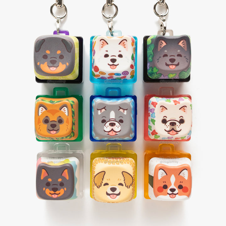 Geoffrey Siu x Dis-and-Bark Clicky Keychain Blind Bag