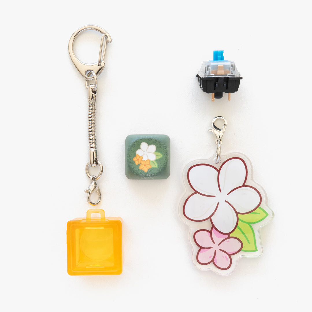 Flower Clicky Keychain (Made in Hawaii Festival Exclusive)