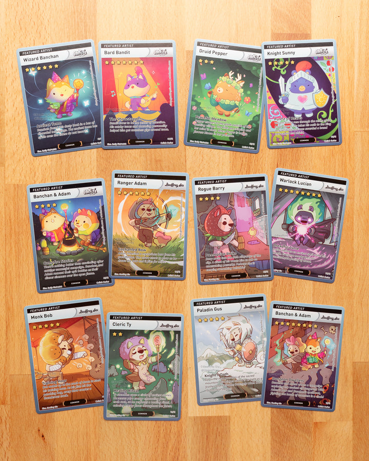 Geoffrey Siu x Art of EmFitz Fluffy Heroes Trading Card Pack (Limited Edition)